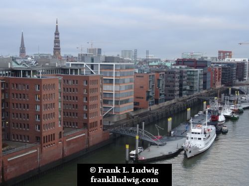 Hamburg - Aussicht vom Elbphilharmonie Plaza